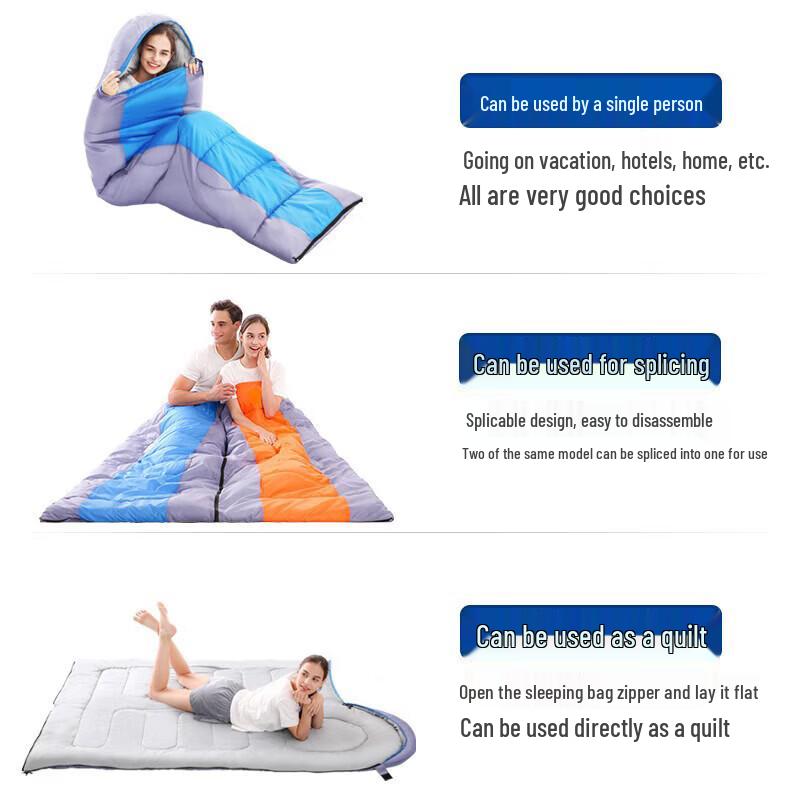 Lightweight Portable All-Season Envelope Sleeping Bag