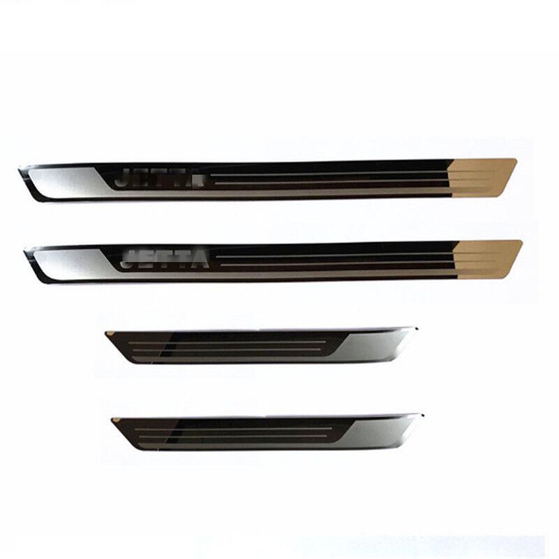 Płytki progowe i osłona bagażnika ze stali nierdzewnej do Jetta 13-16