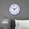 Minimalist Round Wall-Mounted Clock for Living Room, Bedroom, Study, or Hotel