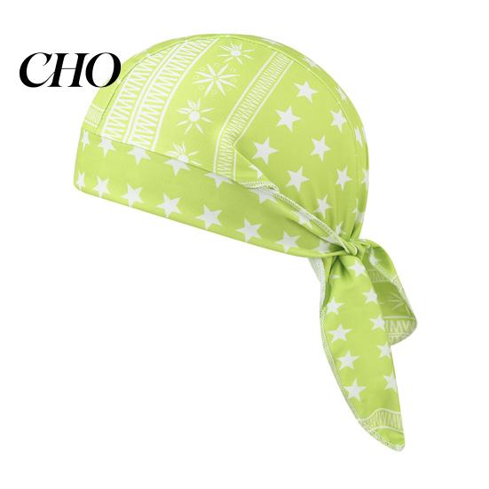 Turban Cap Cooling Hat Paisley Pattern Elastic Fit Adjustable Straps Retro Bandana Headscarf Breathable Sweat-Wicking Fabric Outdoor Cycling