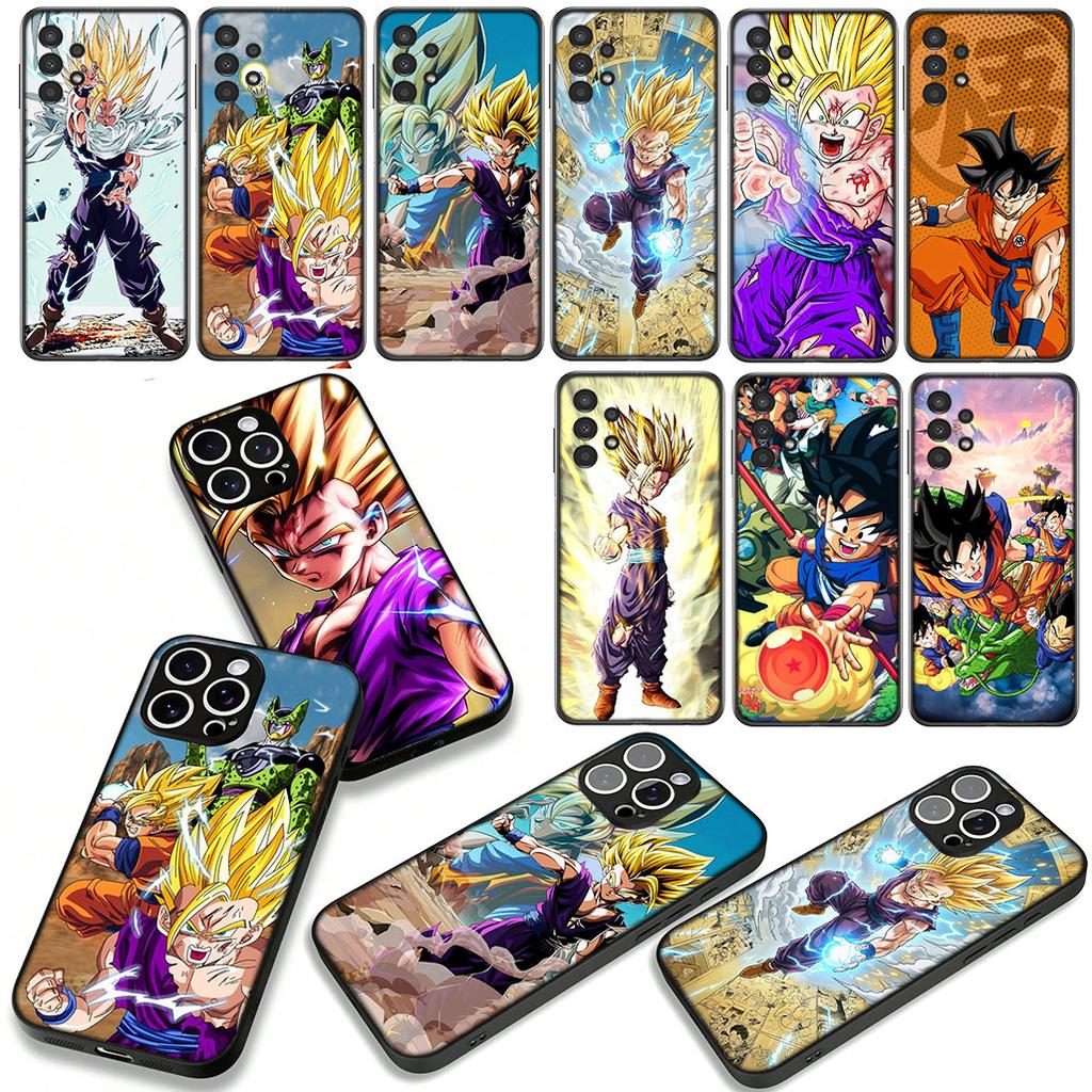 Phone Cover Dragon Gokus Ball Son Gohan Z Casing for Apple iPhone 16 15 14 Plus 13 12 Mini 17 Pro Max + ProMax 16E Air 15+ Case
