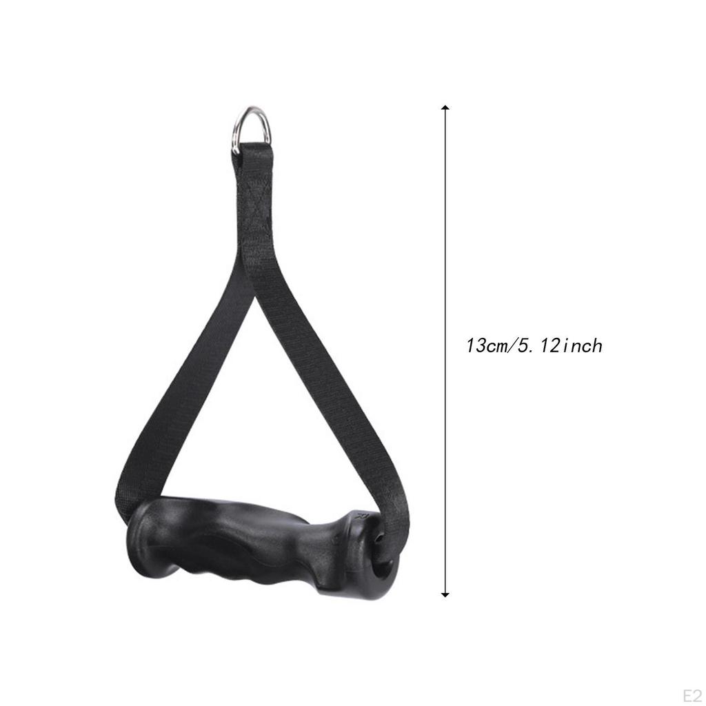 2 Pieces Resistance Band Handles Cable Machine Tricep Rope Attachment Grips for Fitness
