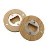 5/10PCS Round Bottle Opener Magnetic Fridge Decoration Wooden Beverage Open Tools Suitable for Beer Bottles Kitchen Supplies ZYF