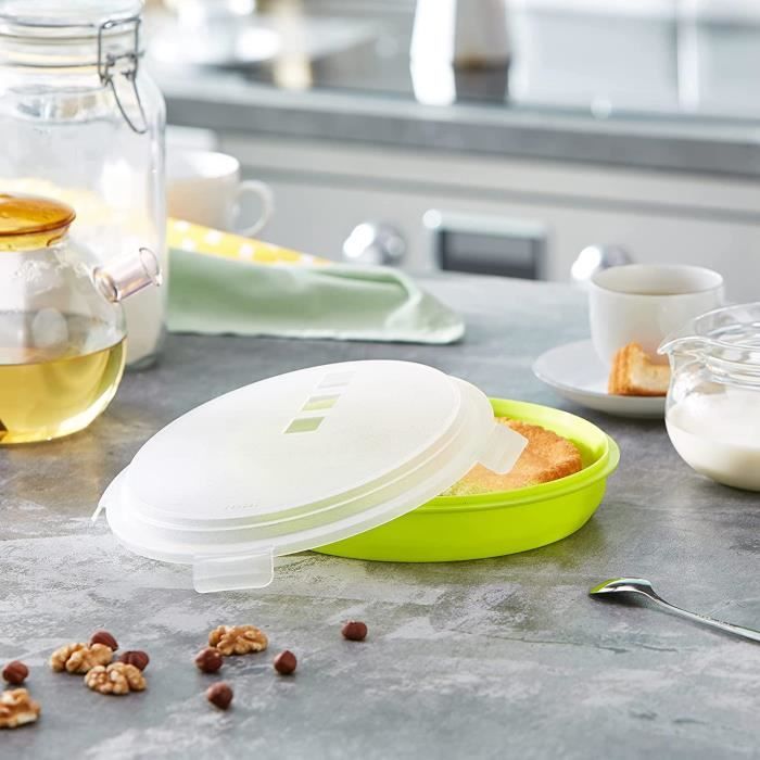 Krabice na uchovávání a přepravu tortilly pr. 21,5 cm zelená