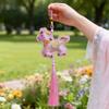 Chinese Style Pony Embroidered Pendant Spring Festival Zodiac Mascot New Year Horse Pendant Funny Tassel Car Hanging Ornaments