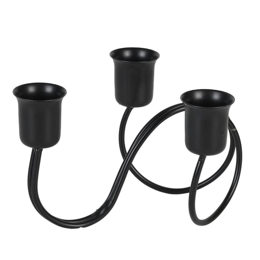 Metallljusstake Bordsdekoration Hem Bröllopsdekor Bordsljusstakar Inomhusprydnader Enkel Ljuskopp