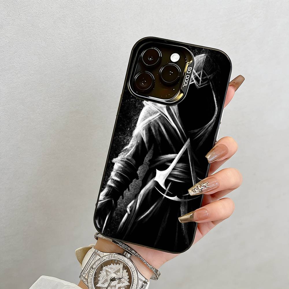Ezio Auditore da Firenze Phone Case For iPhone 17,16,15,14,13,12,11 Plus,Pro Max,XS,Colored Silver Plated Inside Cover