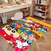 Crayon Shin Print Rug, Washable Floor Carpet, For Entryway Dorm Laundry Room Office Study, Home Decor Birthday Christmas Gift