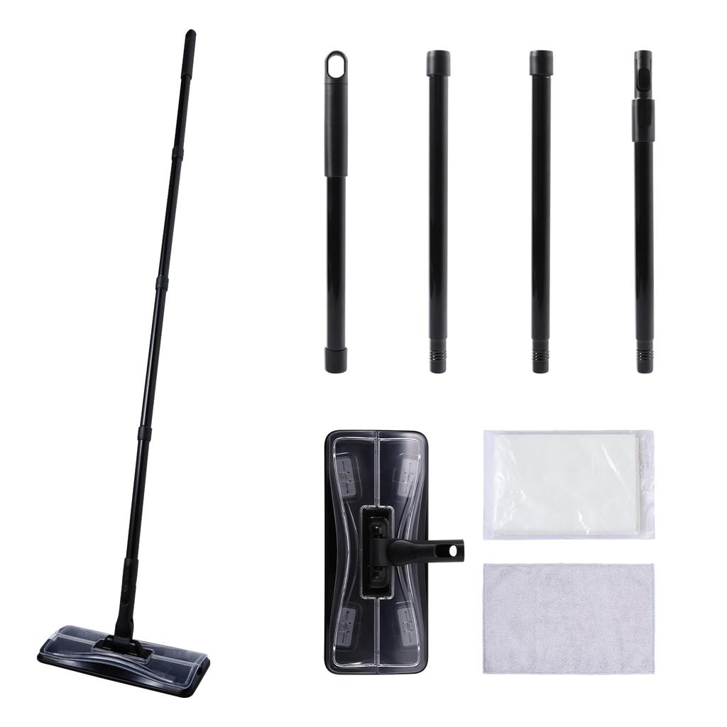 Eyliden Floor Wiper Body Flooring Wiper Rag Wiper Dish Mop Floor Mop Floor Cleaning Tools Cleaning 2in1 2 Towels 10 Replacement Sheets Adjustable