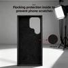 Classic Texture Carbon Fiber MagSafe Case For Samsung Galaxy S25 S24 Plus Ultra Alloy Lens Shockproof Cover