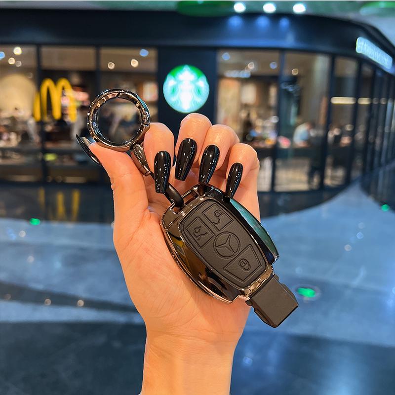 Fashion Car Key Cover Case Shell Protective Bag For Mercedes Benz A E G GLS Class W177 W205 W213 W222 G63 X167 Maybach bup2