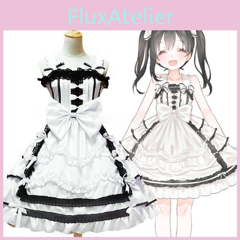 Exquisites Love Live Yazawa Nico Lolita Tanzparty Dienstmädchenkleid Uniform Cosplay Kostüm Für Anime-Fans