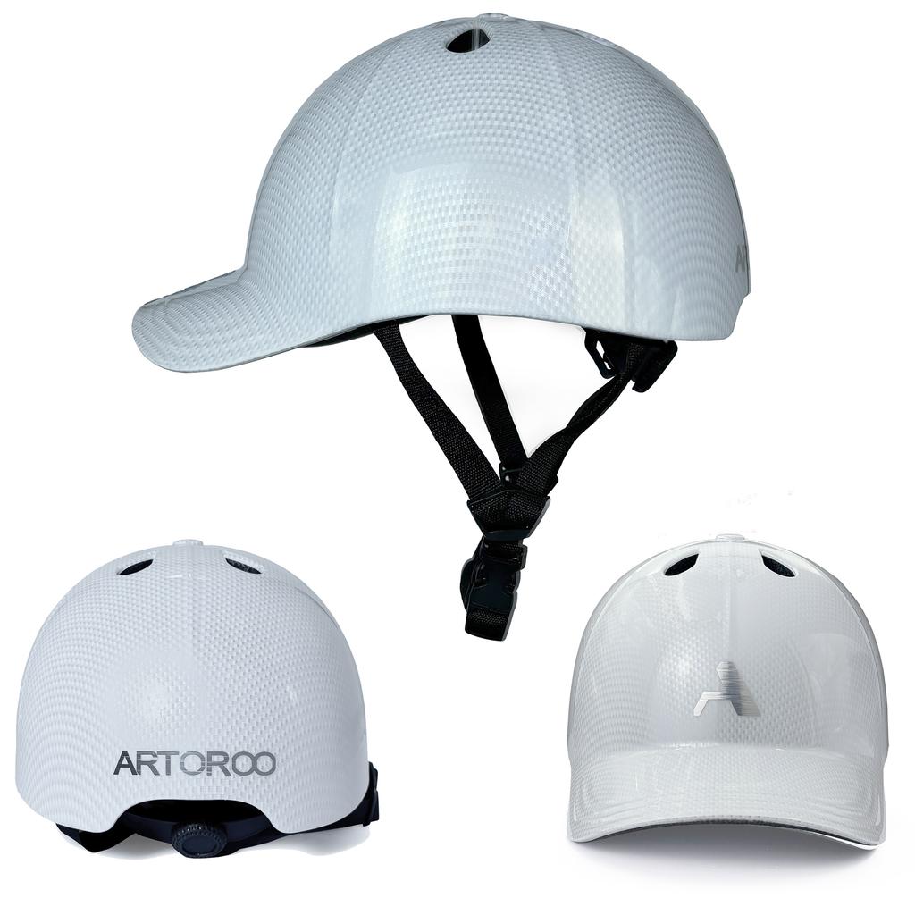 Casco per Ebike da Adulto con Visiera, Casco da Bicicletta Ultraleggero Circonferenza Testa Regolabile Per Scooter Pendolare Urbano B
