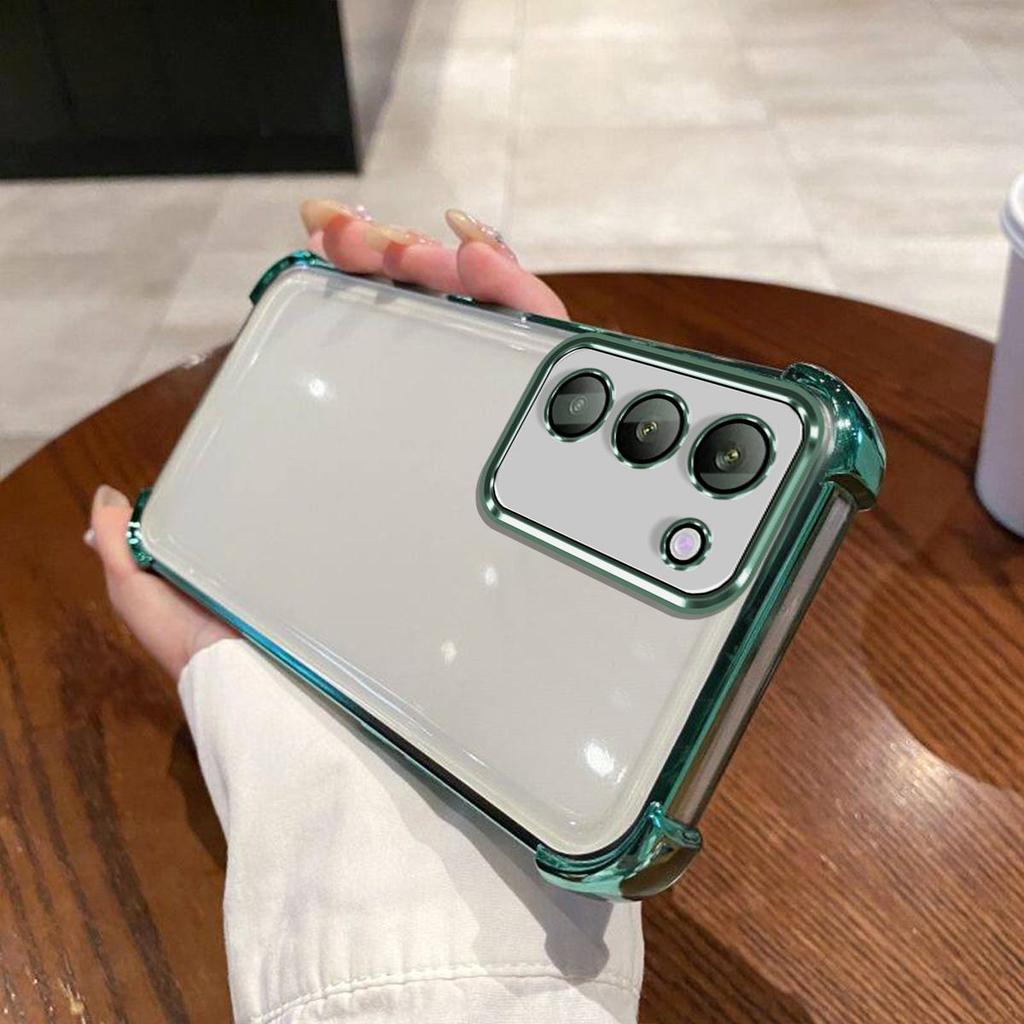 Case for Vivo V30 Lite,Y100 5G,Y100 4G Electroplated Color Border Clear Phone Casing Cover