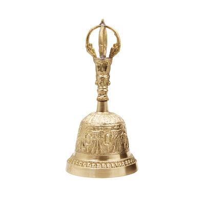 Handgefertigte Handglocke für Tee, Meditation, Alarm, Gebet, tibetisch-buddhistische Glocke