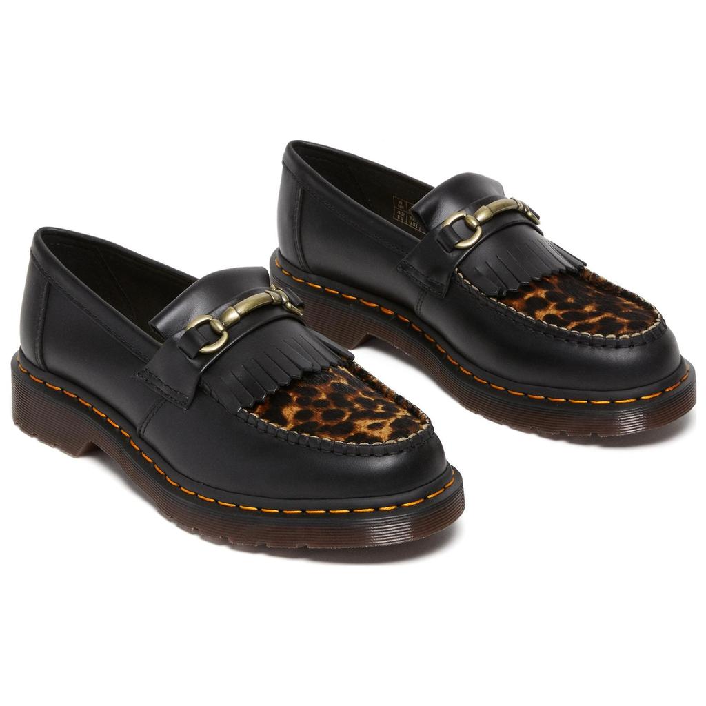 Dr. Martens Unisex tenisky Adrian Snaffle Hair On Loafer Micro Leopard Black Micro-Leopard-Cambridge 27730001