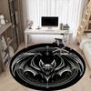 1pc Bat Mystic Office Round Area Rug, Under Office Chairs Bedroom Living Room Home Decor, Room Deco, Available in Various Sizes