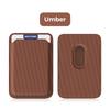 Spot technology cloth strong magnetic card bag Magsafe magnetic card bag Apple IP magnetic technology fabric card sleeve insert card