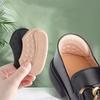 2 Pairs of 4 Pack Self-Adhesive Heel Pads, Beige, Black - Hypoallergenic Polyester, Anti-Slip and Anti-Blister Insoles for Too Large Shoes, Insoles