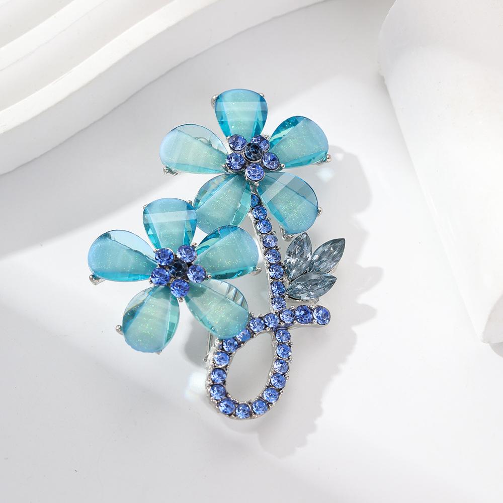 Fashionable Plant Flower Chest Flowers, Brooches, Instagram Style Accessories, Trendy Clothing with Elegant Design Sense, Accessory Pins