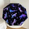 1pc Galaxy Cats Pattern Umbrella Design Automatic Opening and Closing Umbrella, High-quality Travel Umbrella,  C1128160