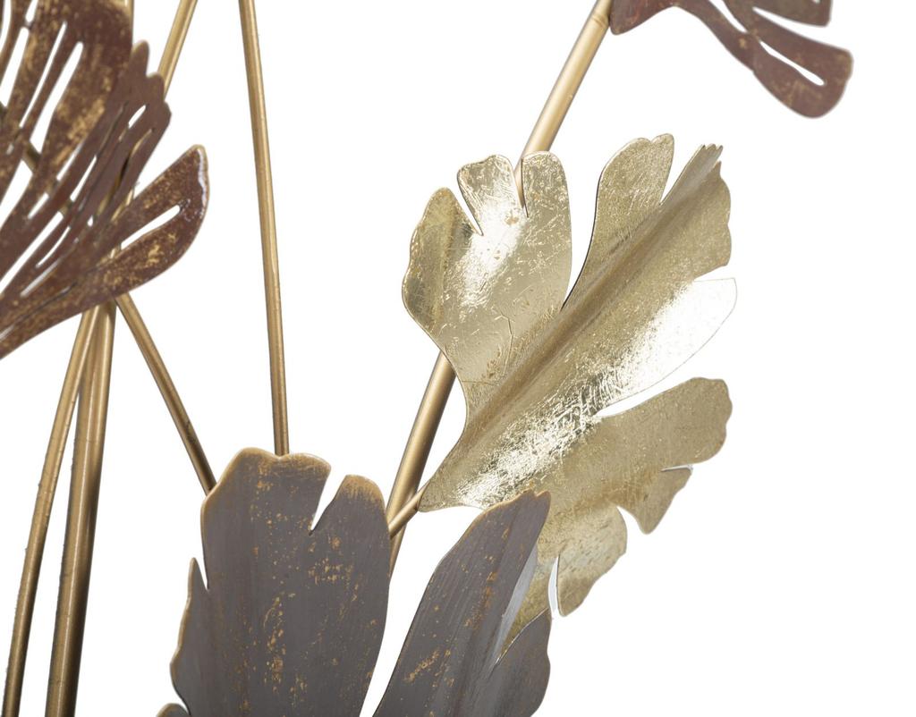 Wall Iron Panel Windy 69.5X5.5X92 Cm