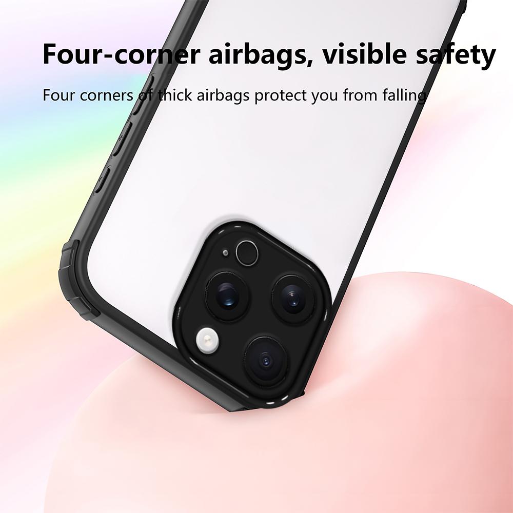 For iPhone 14 Pro Case Reinforced Corner Shockproof TPU + Acrylic Phone Cover