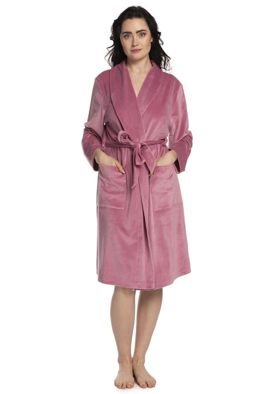 

Халат Effetto (80026) 50(2XL) рожевий