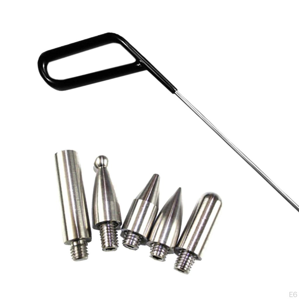 6Pcs Repair Rod Set Push Hooks Hail Damage Remover for Car Body