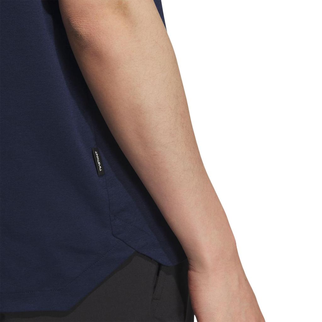 Adidas Twistknit Pocket Polo Shirt Comfortable Stylish Simple Short Sleeve Polo Men tops Navy-Blue JG1319