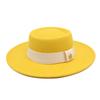 Hat Women'S Season Versatile Wool British Vintage French Celebrity Winter Felt Hat Hepburn Jazz Top Hat