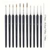 Malpinsel-Set - DIY Figurenmalkreiden, Nylonborsten, Geeignet für Aquarell, Ölmalerei, Acrylmalerei, Detailpinsel