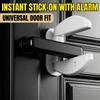 Protection Device Door Handle Lock Durable Anti-open Burglar Alarm Door Block  Baby Safety