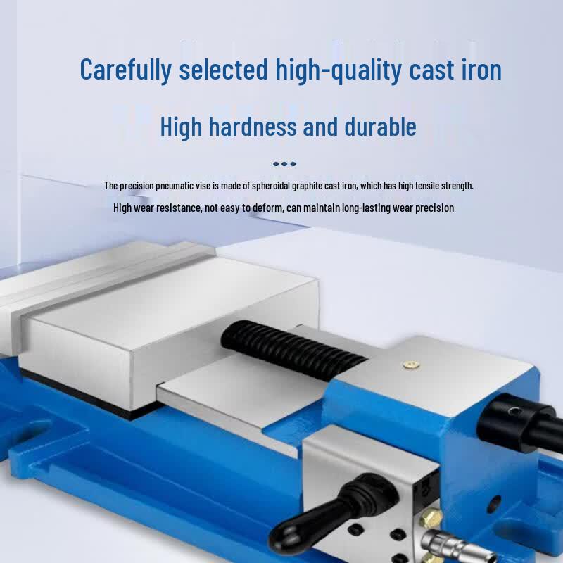 Precision Pneumatic Flat-Jaw Vise