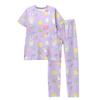 Women's Easter Bunny Print Short Sleeve Pajama Set