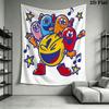 Pac-Man G Wall Hanging Printed Fabric Blanket Decorative Tapestries for Bedroom Living Room Home Decor