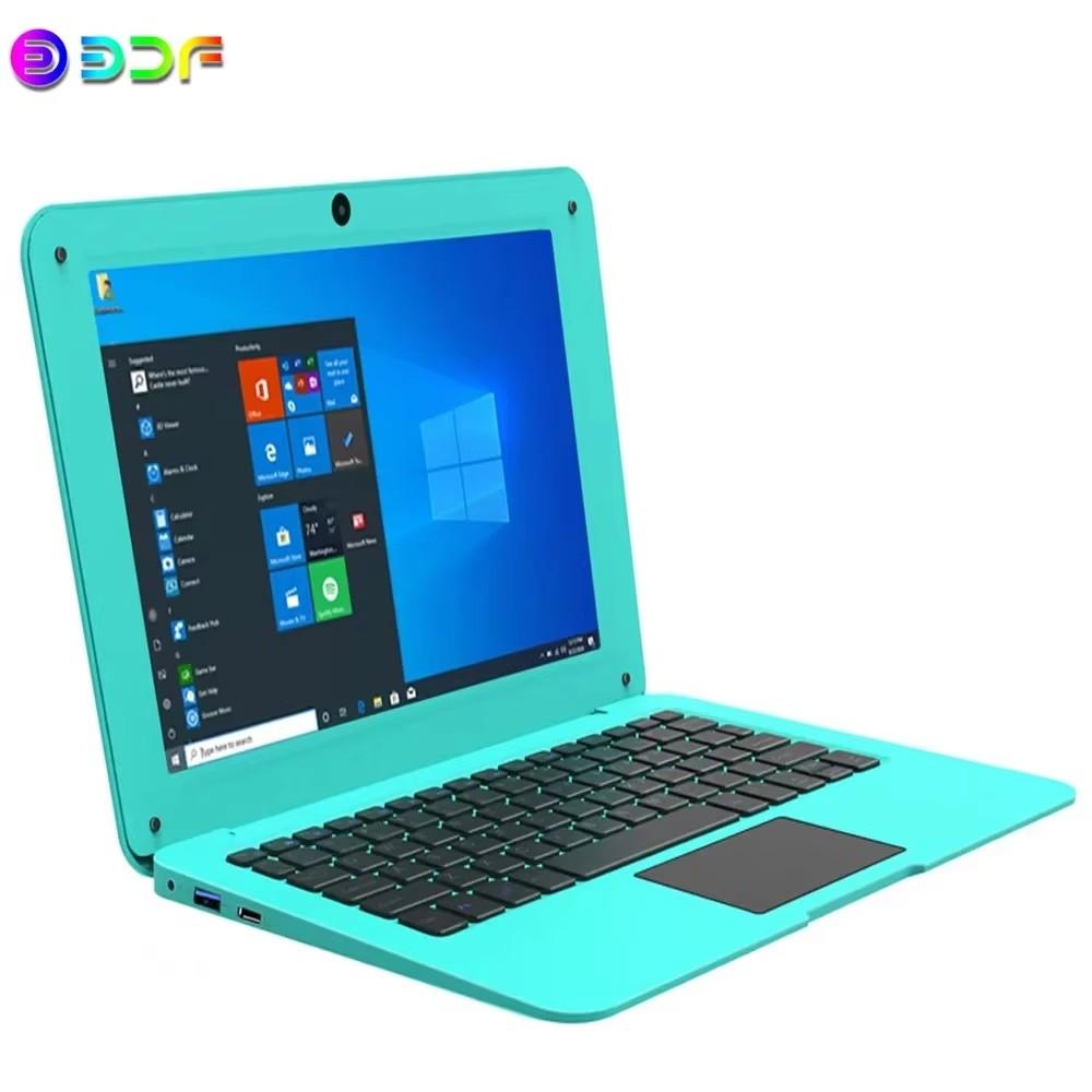 10,1-tommers bærbar datamaskin med Windows 10-operativsystem, forhåndsinstallert firekjerners 3 GB + 64 GB netbook med HDMI-webkamera for kontor