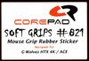 Corepad Soft Grips for G-Wolves HTX 4KACE (1 set, Black)