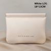 1Pc Mini Lipstick Key Jewelry Cosmetic Bag Women Portable Automatic Closing Makeup Storage Bag Pouch PU Earphone Coin Handbag