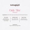 Tottagatti Only She Femme Fragrance | HUILE DE PARFUM | Inspired by Women for Women | IFRA Approved Perfume Oil | 30ml
