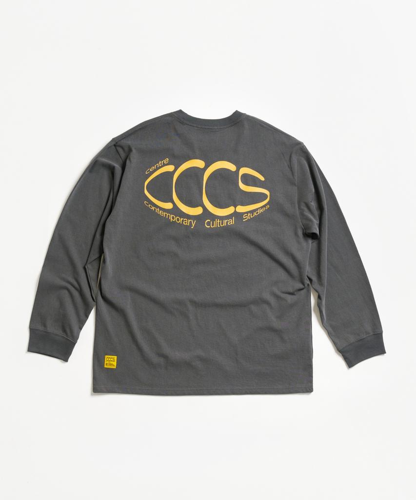Ssississieseu Dark Gray Rounded Logo L/S T-Shirt