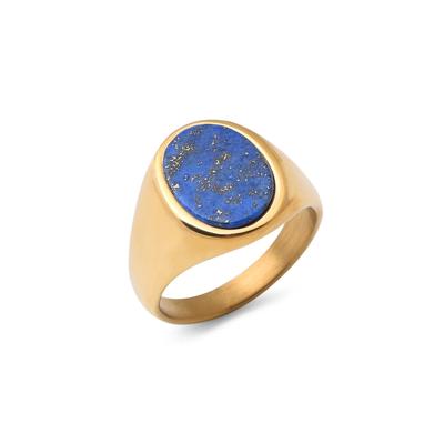 R3326 Heren/Dames Hoge Kwaliteit 316L Roestvrij Staal Onyx Ringen