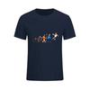 Pink Short Sleeve Custom Evolution Handball Comic Tee Shirt Men Crazy Plus Size His And Hers