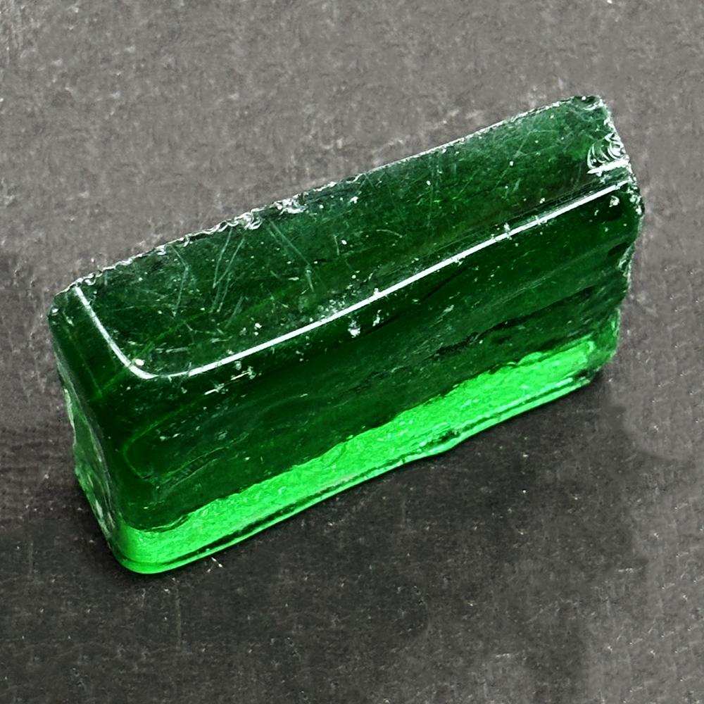 Lab Created Green Emerald 318.35ct Raw Rough Certified Loose Gemstone
