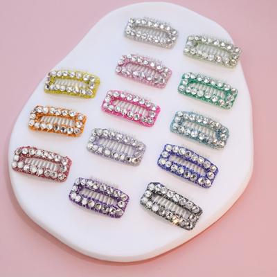 Spilla per capelli con strass per animali domestici, squisita, attraente, di colore brillante, per gatti e cani