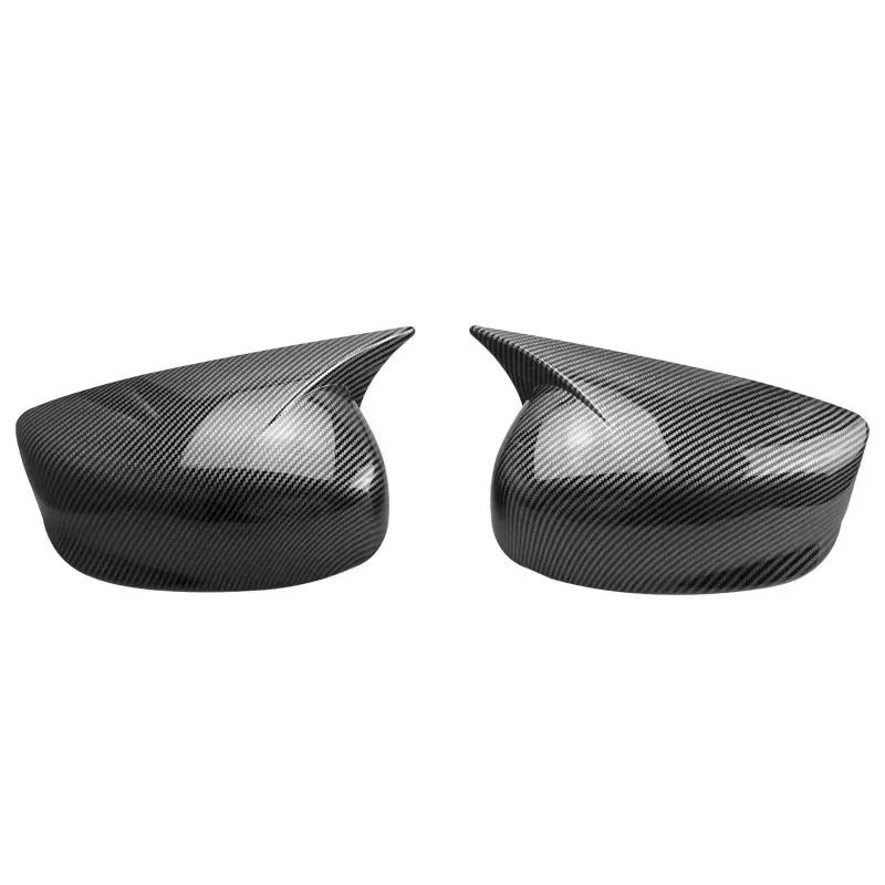 For Honda Accord 2008-2017 Car Sticker Rearview Side Mirror Cover Wing Cap Exterior Door Rear View Case Trim Carbon Fiber Look