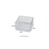 Acrylic Drawer Divider & Cosmetic Organizer Set for Dorms