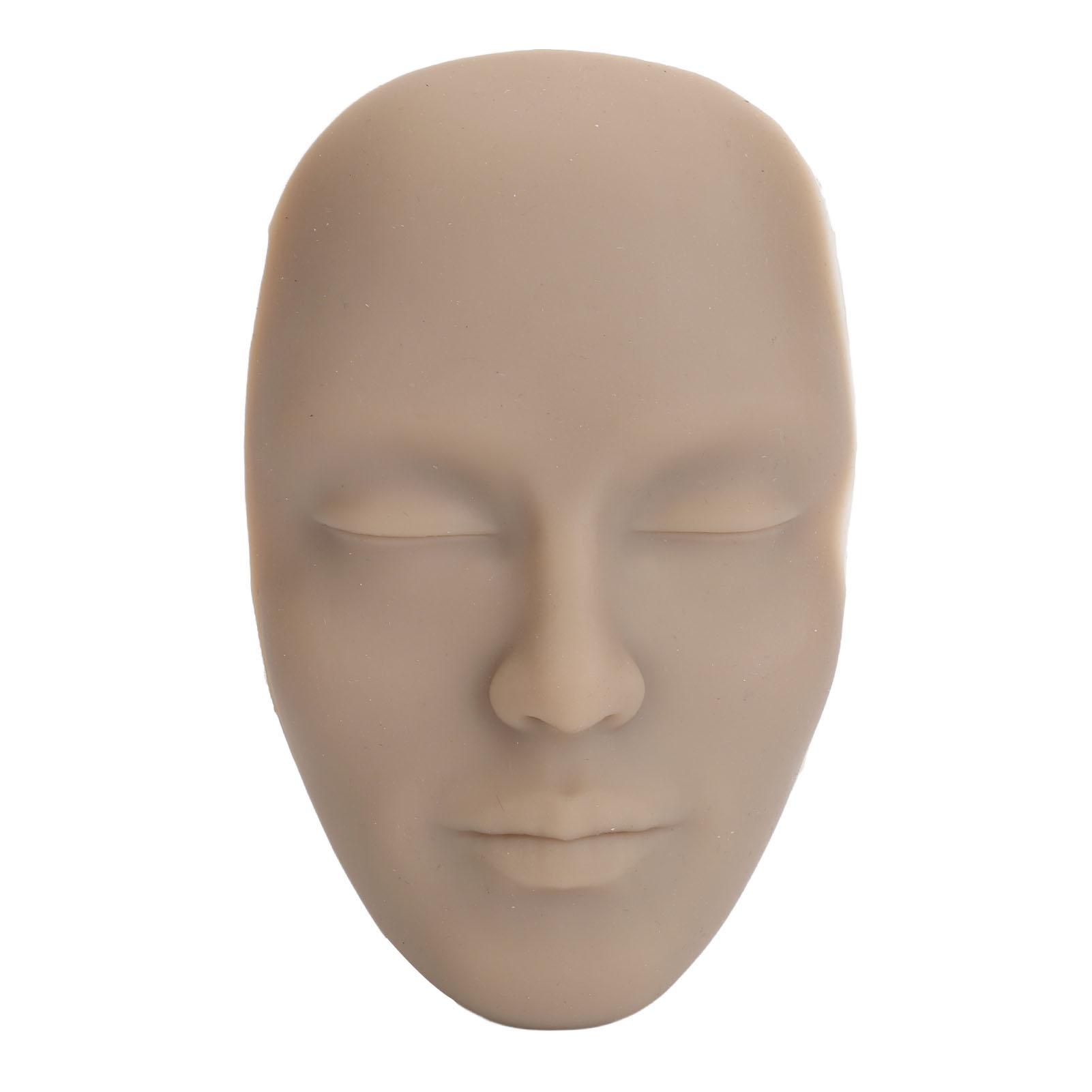 

Набор для практики макияжа 3D Реалистичное Лицо для Практики Полного Макияжа 8 шт. Кистей для Макияжа Многоразовый Манекен для Косметической Практики