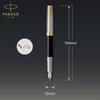 PARKER Parker Fountain Pen Sonnet Premium Metal & Black GT Fine 18K Gold Nib In Gift Box, Regular...