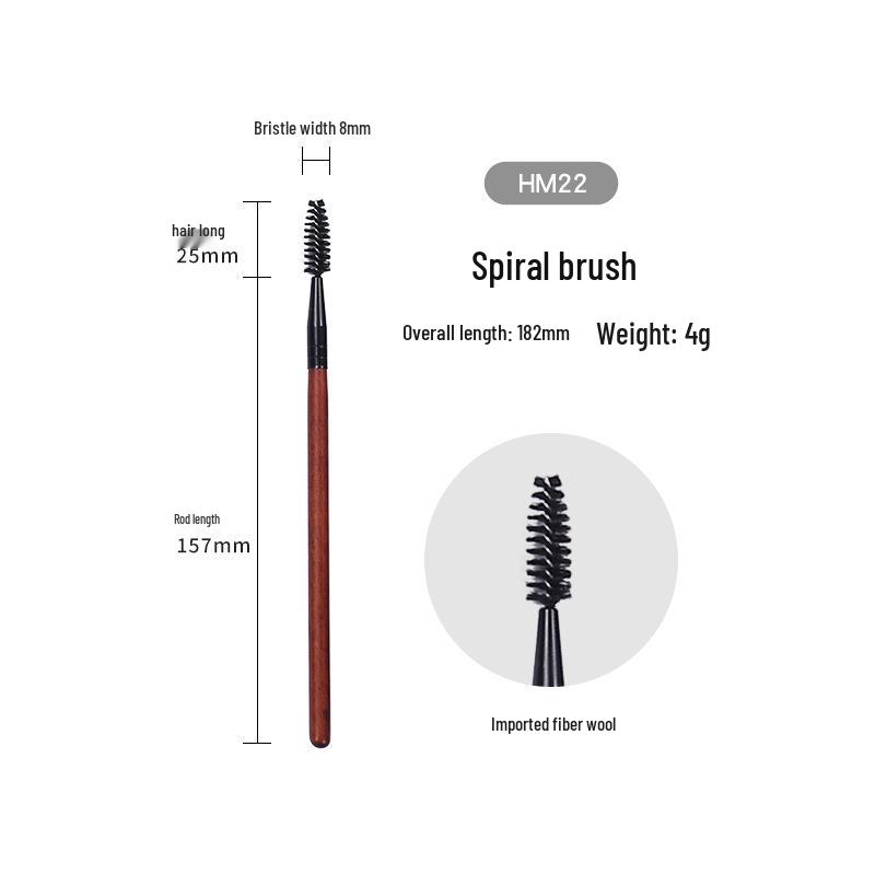 26-teiliges professionelles Make-up-Pinselset - Tierhaarpinsel für Lidschatten, Highlighter, Foundation und Rouge